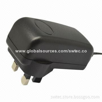 External 15W BS/UK Plug-in Switching Power Supply, 100-240V AC, 50/60Hz, ErP, CEC Level V, MEPS IV